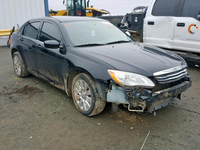 1C3CCBAB6CN127458 - 2012 CHRYSLER 200 LX BLACK photo 1