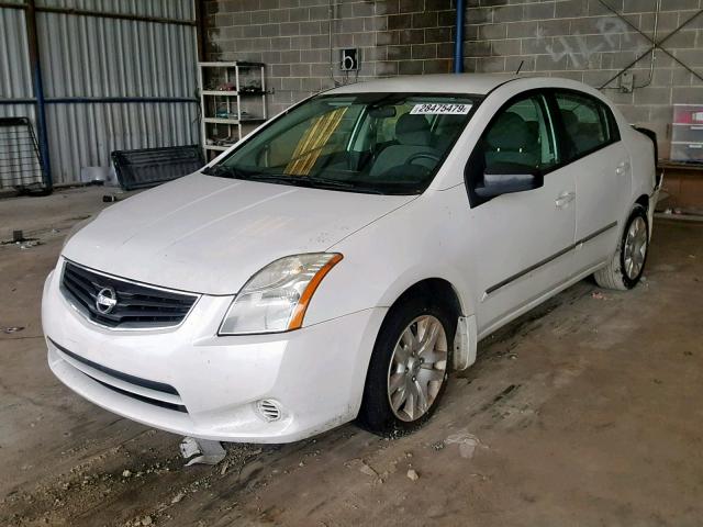 3N1AB6AP7BL659764 - 2011 NISSAN SENTRA 2.0 WHITE photo 2