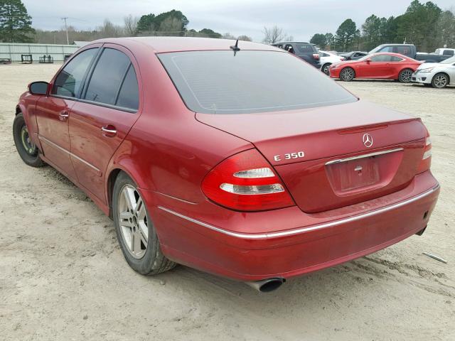 WDBUF56J06A944024 - 2006 MERCEDES-BENZ E 350 MAROON photo 3