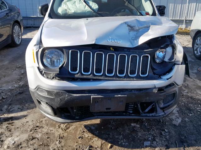ZACCJBAT7FPC22214 - 2015 JEEP RENEGADE S SILVER photo 7