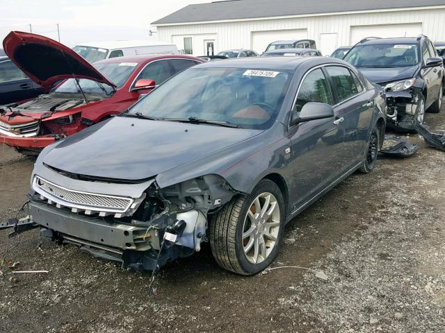 1G1ZK577984245006 - 2008 CHEVROLET MALIBU LTZ ნაცრისფერი ფოტო 2