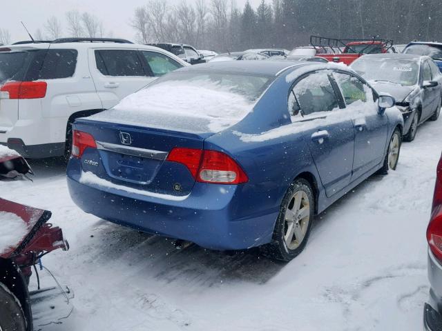 2HGFA16689H504556 - 2009 HONDA CIVIC LX-S ლურჯი ფოტო 4