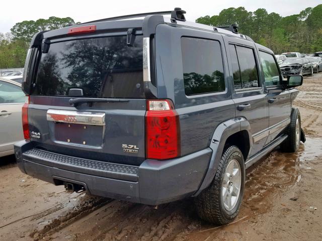 1J8HG58236C364558 - 2006 JEEP COMMANDER BLUE photo 4