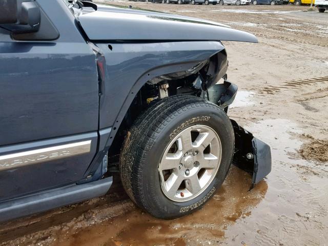 1J8HG58236C364558 - 2006 JEEP COMMANDER BLUE photo 9
