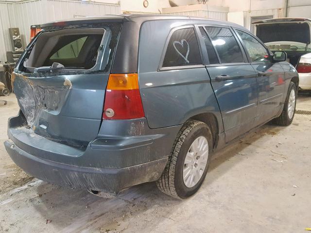 2C4GM48L65R441394 - 2005 CHRYSLER PACIFICA BLUE photo 4