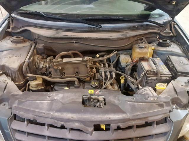 2C4GM48L65R441394 - 2005 CHRYSLER PACIFICA BLUE photo 7