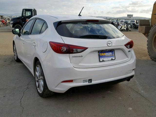 JM1BN1L35H1147605 - 2017 MAZDA 3 TOURING WHITE photo 3