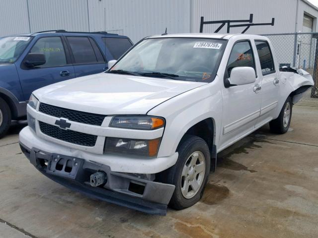 1GCDSCD99A8147412 - 2010 CHEVROLET COLORADO L WHITE photo 2