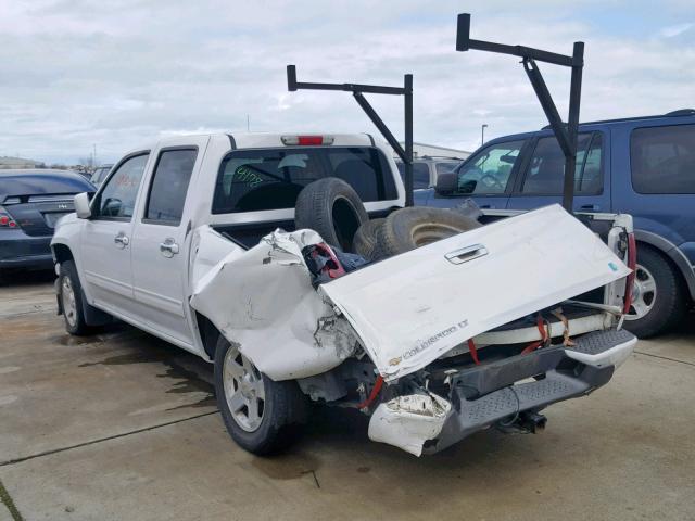1GCDSCD99A8147412 - 2010 CHEVROLET COLORADO L WHITE photo 3