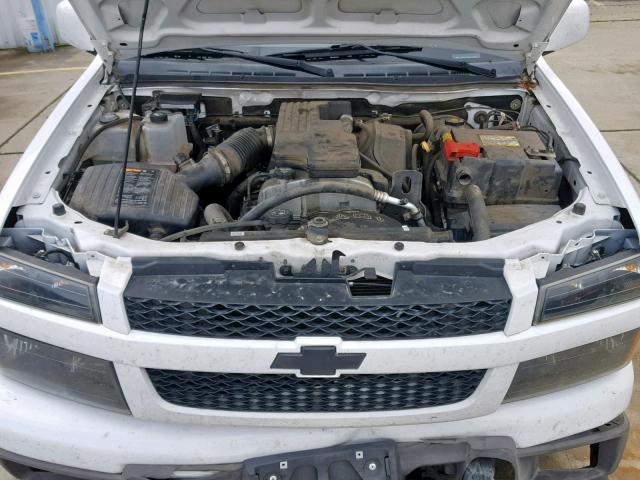 1GCDSCD99A8147412 - 2010 CHEVROLET COLORADO L WHITE photo 7