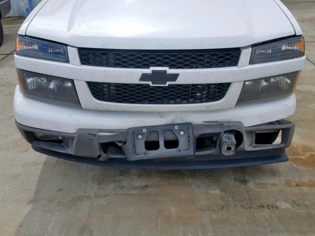 1GCDSCD99A8147412 - 2010 CHEVROLET COLORADO L WHITE photo 9