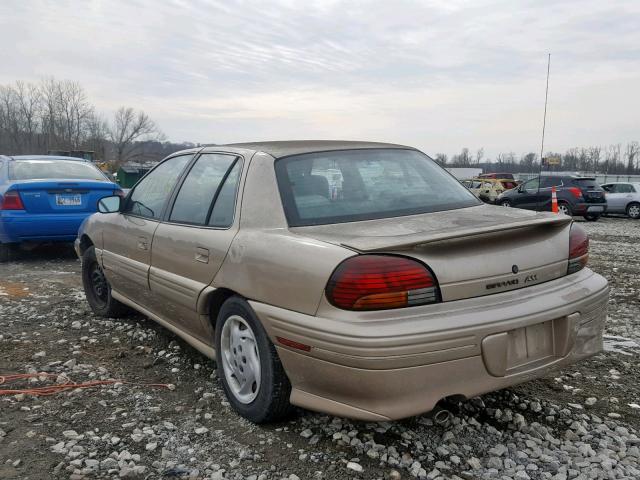 1G2NE52M9VC822052 - 1997 PONTIAC GRAND AM S GOLD photo 3