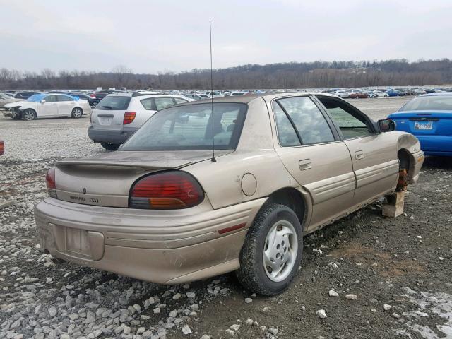 1G2NE52M9VC822052 - 1997 PONTIAC GRAND AM S GOLD photo 4