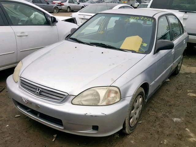 2HGEJ6615XH525424 - 1999 HONDA CIVIC BASE Gümüş foto 2