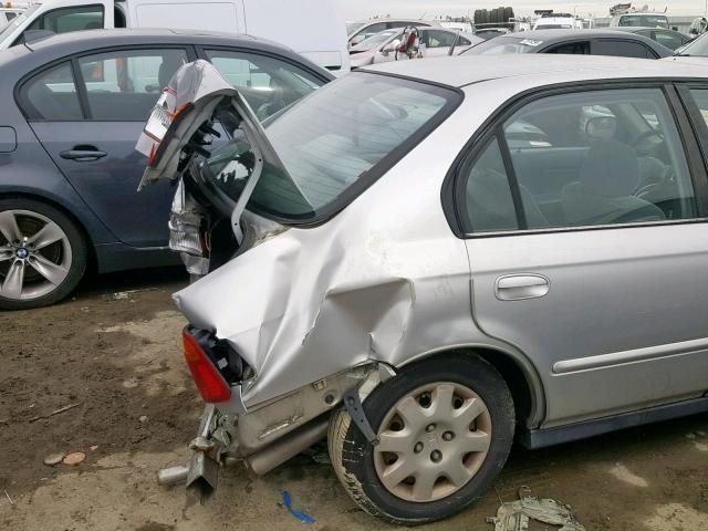 2HGEJ6615XH525424 - 1999 HONDA CIVIC BASE Gümüş foto 9