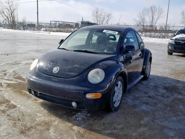 3VWCA21C2YM403062 - 2000 VOLKSWAGEN NEW BEETLE Schwarz Foto 2