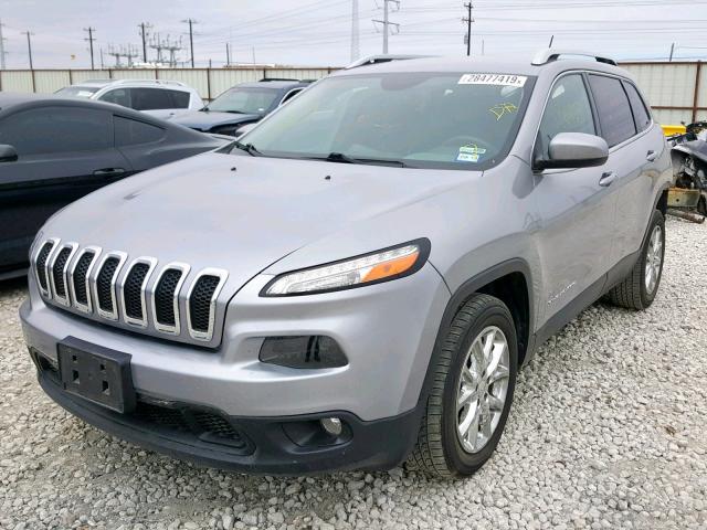 1C4PJLCB6FW518470 - 2015 JEEP CHEROKEE L GRAY photo 2