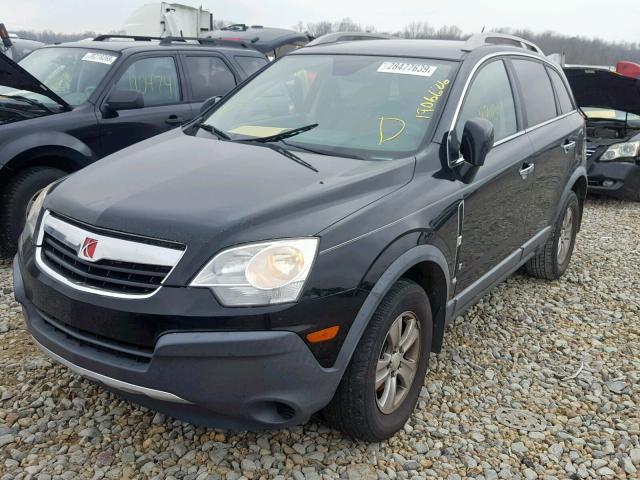 3GSCL33P88S729306 - 2008 SATURN VUE XE BLACK photo 2