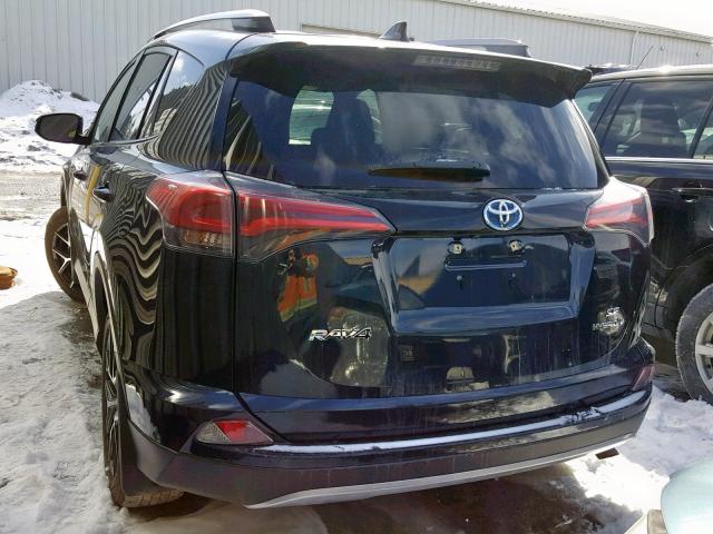 JTMJJREV4JD193158 - 2018 TOYOTA RAV4 HV SE BLUE photo 3