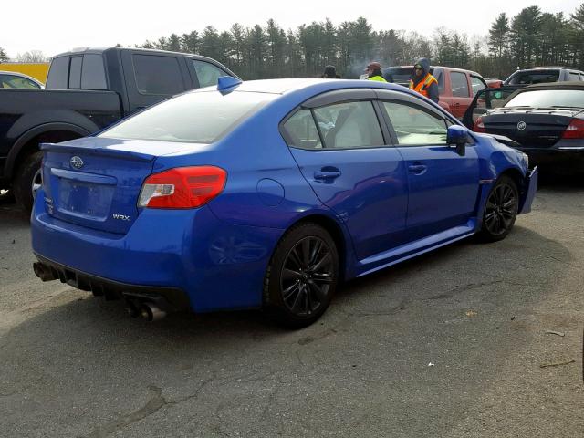 JF1VA1G66F9837669 - 2015 SUBARU WRX LIMITE BLUE photo 4