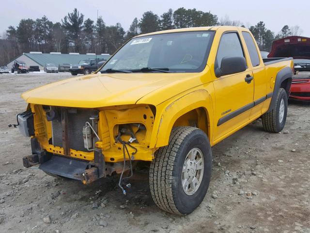 1GCDT196348134188 - 2004 CHEVROLET COLORADO YELLOW photo 2