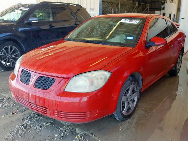 1G2AS18H197148231 - 2009 PONTIAC G5 RED photo 2