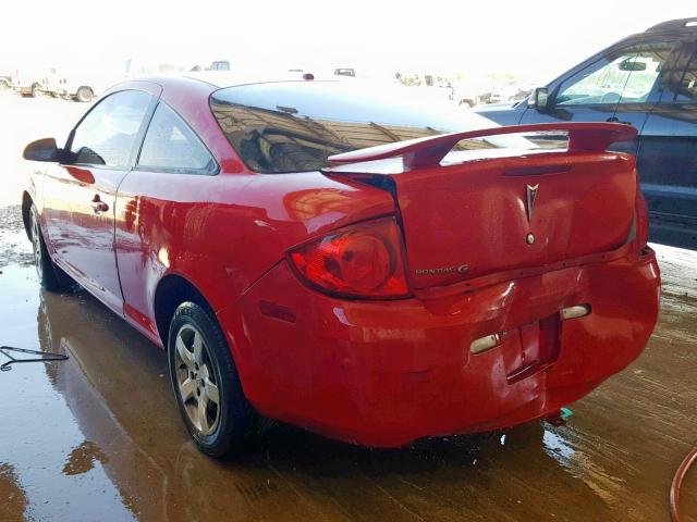 1G2AS18H197148231 - 2009 PONTIAC G5 RED photo 3