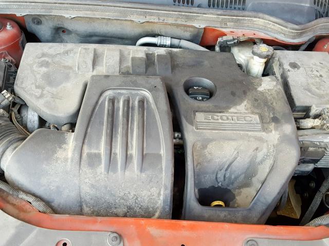 1G2AS18H197148231 - 2009 PONTIAC G5 RED photo 7