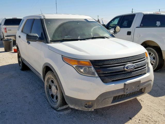 1FM5K8AR8EGB27293 - 2014 FORD EXPLORER P WHITE photo 1