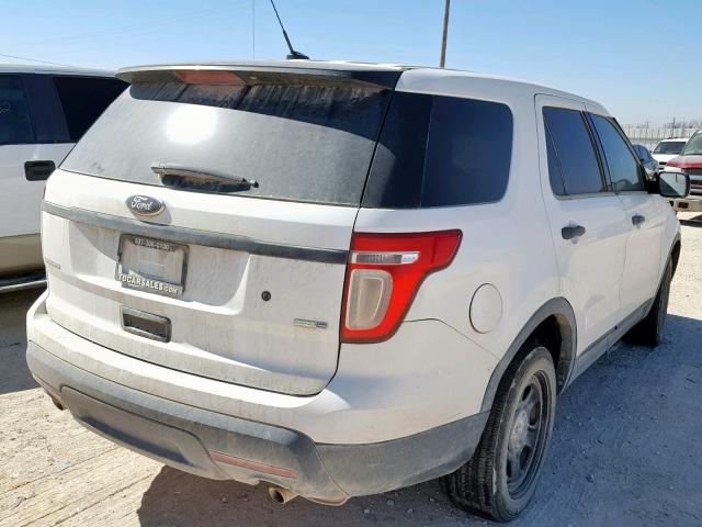 1FM5K8AR8EGB27293 - 2014 FORD EXPLORER P WHITE photo 4