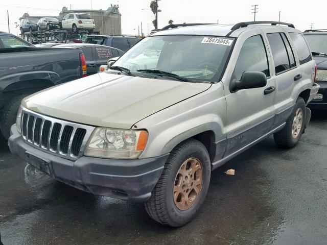 1J4GX48S33C518950 - 2003 JEEP GRAND CHER SILVER photo 2