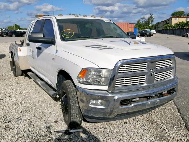 3C7WDSCLXCG326763 - 2012 DODGE RAM 3500 S WHITE photo 1