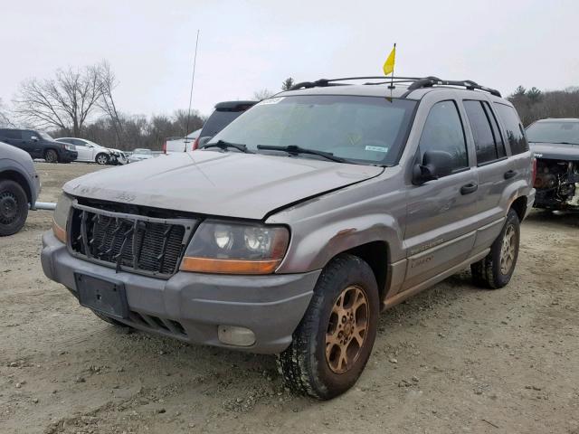 1J4GW58S1XC649633 - 1999 JEEP GRAND CHER GRAY photo 2