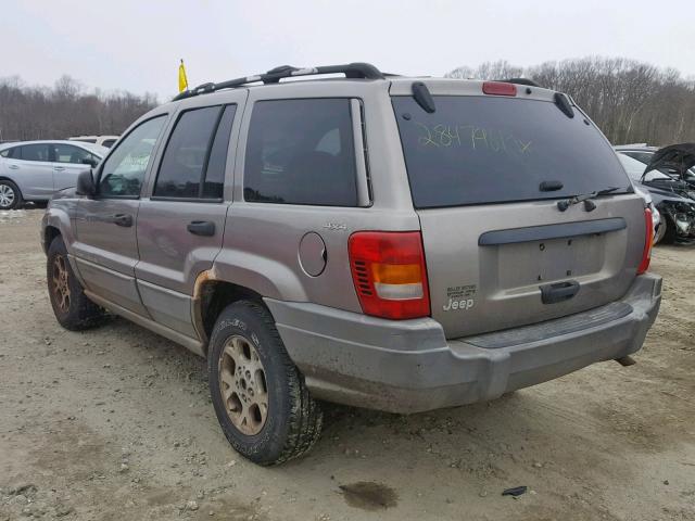 1J4GW58S1XC649633 - 1999 JEEP GRAND CHER GRAY photo 3