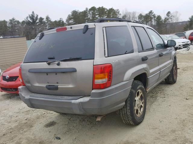 1J4GW58S1XC649633 - 1999 JEEP GRAND CHER GRAY photo 4