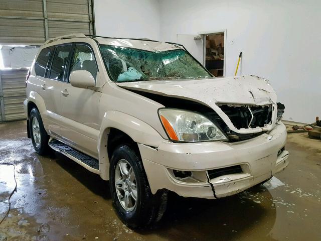 JTJBT20X230008918 - 2003 LEXUS GX 470 WHITE photo 1