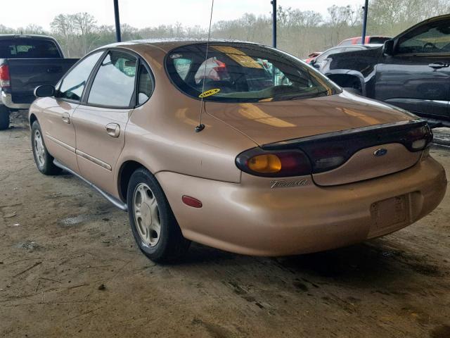 1FALP52U7VA202055 - 1997 FORD TAURUS GL GOLD photo 3