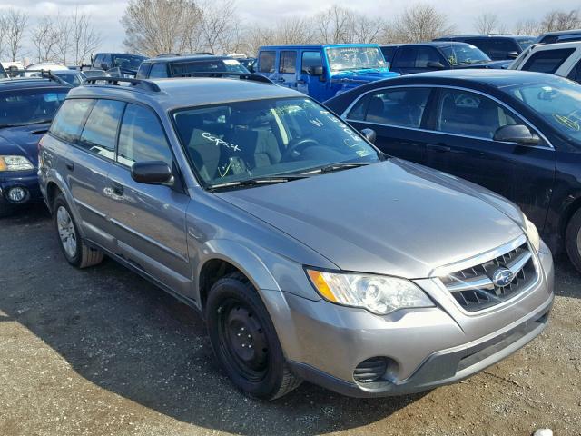 4S4BP60C487339599 - 2008 SUBARU OUTBACK SILVER photo 1