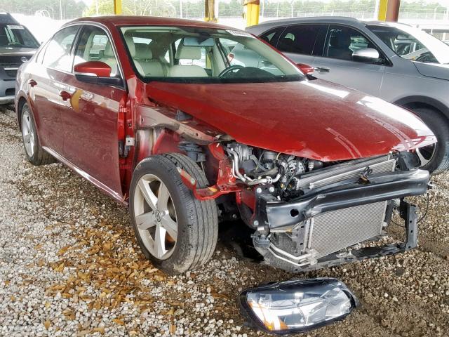 1VWAS7A35FC108683 - 2015 VOLKSWAGEN PASSAT S RED photo 1