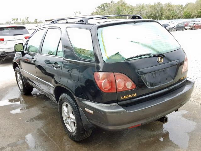 JT6GF10UXX0040870 - 1999 LEXUS RX 300 BLACK photo 3