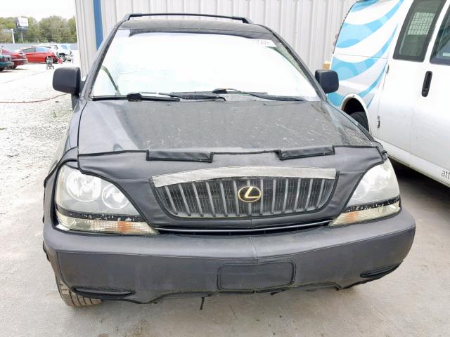 JT6GF10UXX0040870 - 1999 LEXUS RX 300 BLACK photo 9