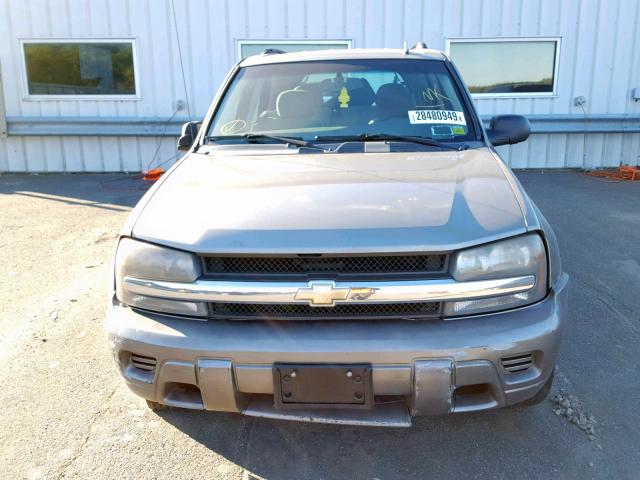 1GNDT13S572247841 - 2007 CHEVROLET TRAILBLAZE GRAY photo 9