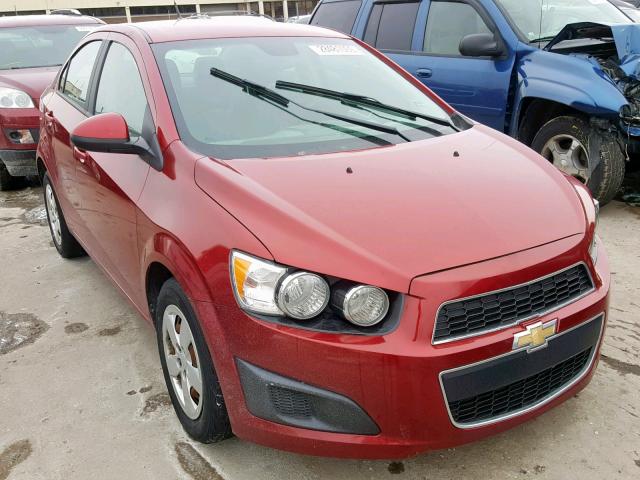 1G1JA5SH1D4247150 - 2013 CHEVROLET SONIC LS 红色 照片 1