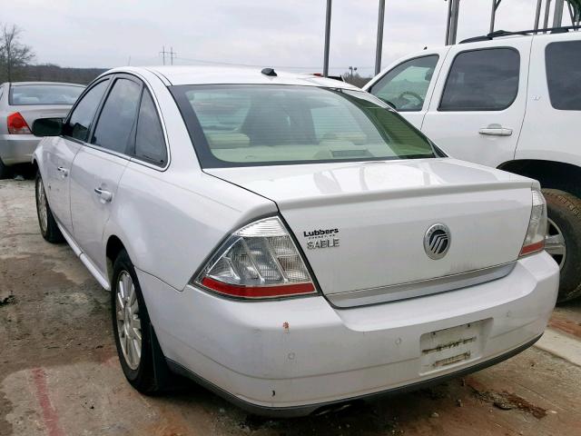 1MEHM40W88G612760 - 2008 MERCURY SABLE LUXU WHITE photo 3