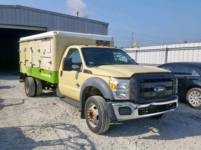 1FDUF5GT6BEC37980 - 2011 FORD F550 SUPER YELLOW photo 1