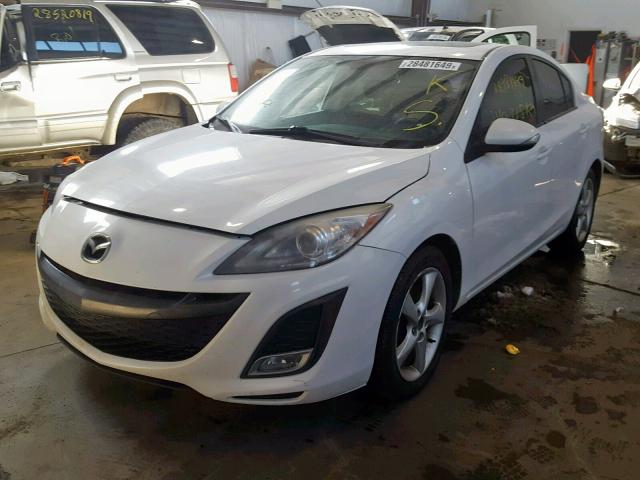 JM1BL1S58A1210999 - 2010 MAZDA 3 S WHITE photo 2