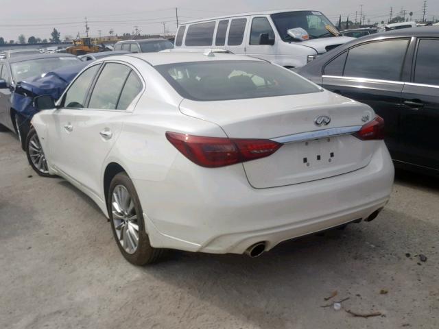 JN1CV7AP6JM240900 - 2018 INFINITI Q50 PURE WHITE photo 3