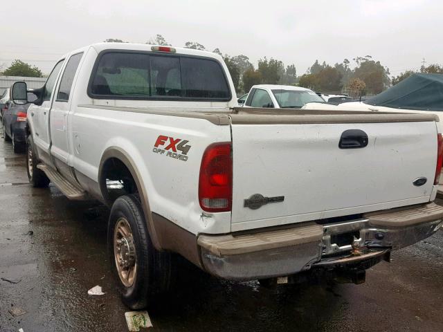 1FTWW31P96EA83784 - 2006 FORD F350 SRW S WHITE photo 3