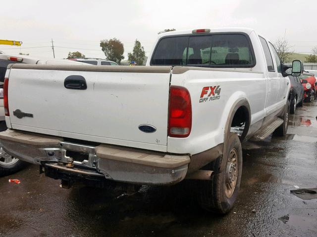 1FTWW31P96EA83784 - 2006 FORD F350 SRW S WHITE photo 4