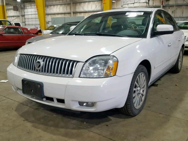 1MEHM43185G618246 - 2005 MERCURY MONTEGO PR WHITE photo 2